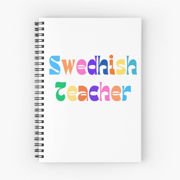 Item preview, Colorful and fun swedish teacher design designed and sold by language-des.