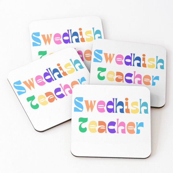 Item preview, Colorful and fun swedish teacher design designed and sold by language-des.