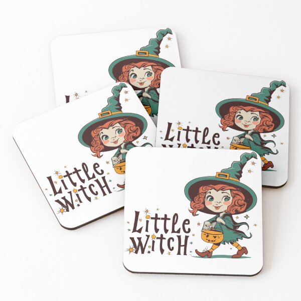 Item preview, Spooky Cute Retro Happy Halloween Little Witch, Trick or Treat,  designed and sold by MorielleKC.