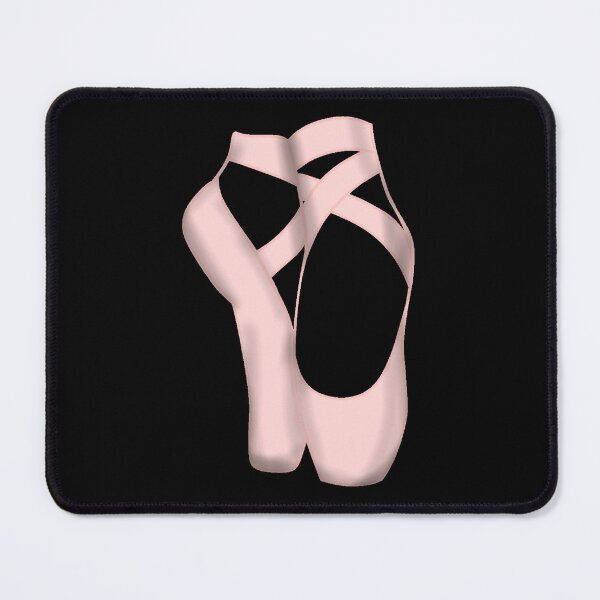 Item preview, Pointe shoes on black designed and sold by threadconnect.