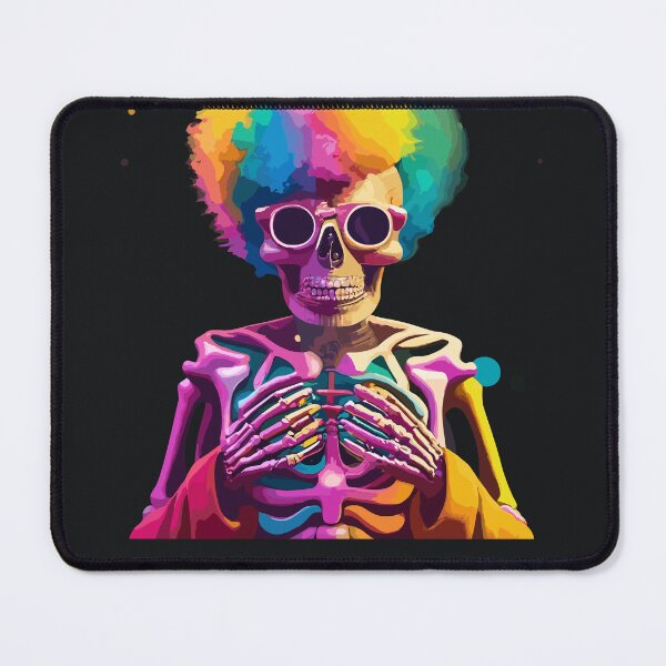 Item preview, colorful dancing skeleton designed and sold by ColorFlick.