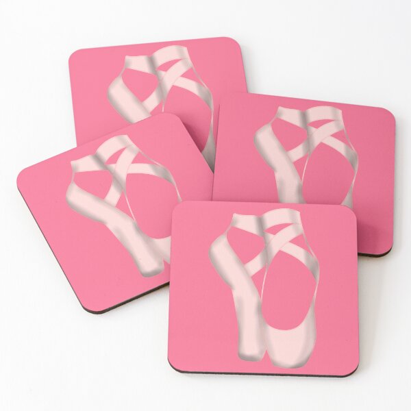 Item preview, Pointe shoes on bright pink designed and sold by threadconnect.