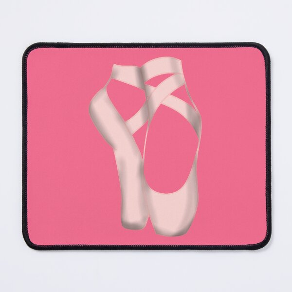 Item preview, Pointe shoes on bright pink designed and sold by threadconnect.