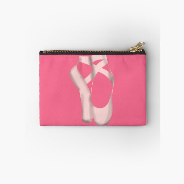 Item preview, Pointe shoes on bright pink designed and sold by threadconnect.