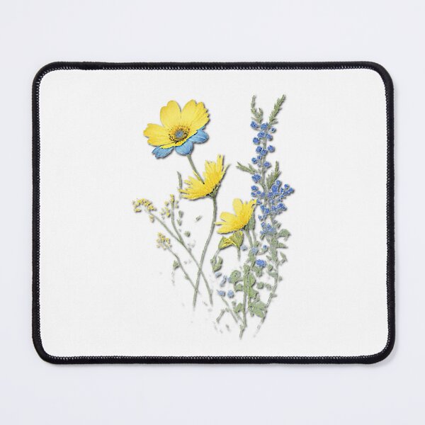 Item preview, Blue and yellow flowers designed and sold by njokindegwa.
