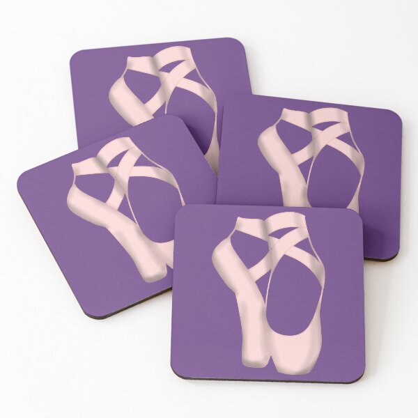 Item preview, Pointe shoes on purple designed and sold by threadconnect.