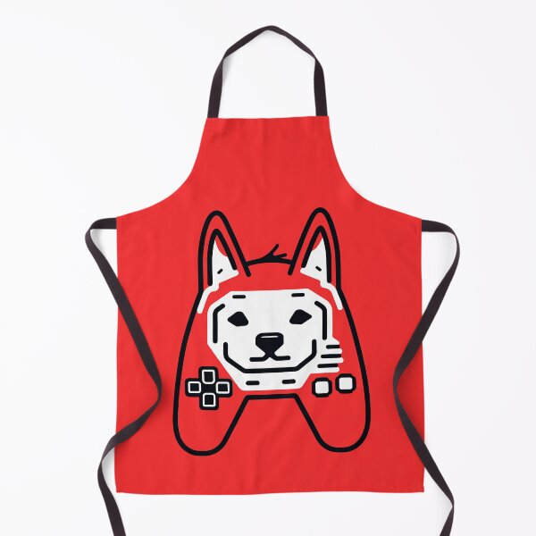 Item preview, logo (DOG GAMEPAD RED) designed and sold by atzek.