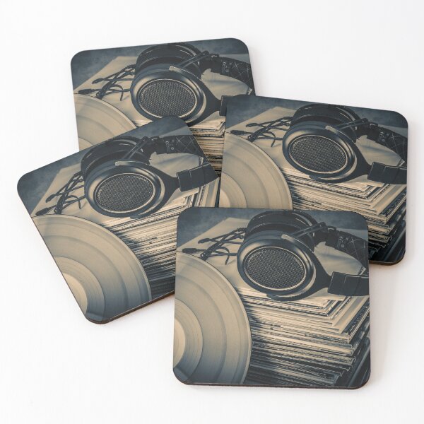 Item preview, Vinyl record on the background of a record collection. designed and sold by Boogeyman Bill.
