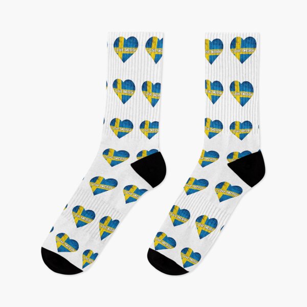 Item preview, I love swedish, heart with swedish flag designed and sold by language-des.