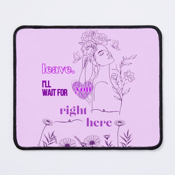 Item preview, Flower lady who waits for you (purple) designed and sold by ProsetoPrint.