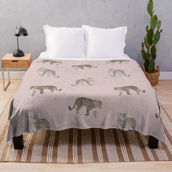 Vista previa del artículo con la obra «Animales modernos de la selva de leopardo rosa», diseñado y vendido por NdesignTrend.