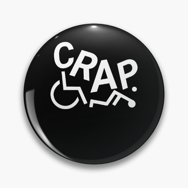 Item preview, Crap Wheelchair Users designed and sold by MooonTees.