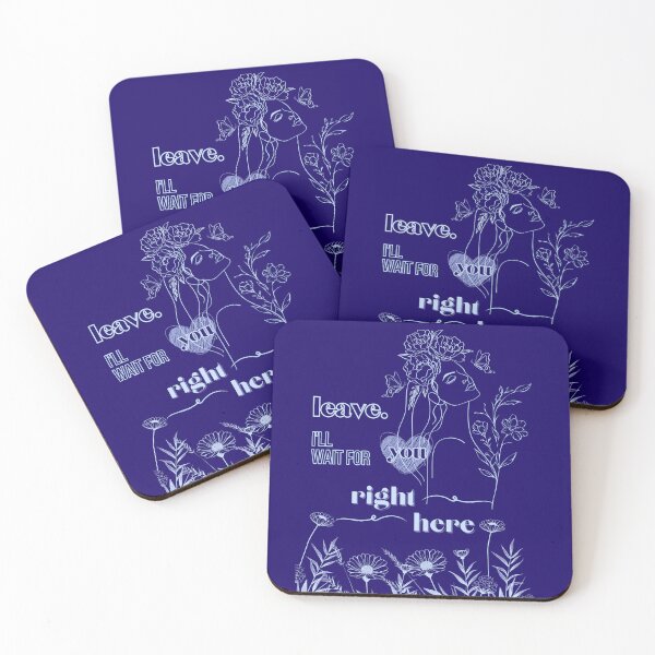 Item preview, Flower lady who waits for you (blue) designed and sold by ProsetoPrint.