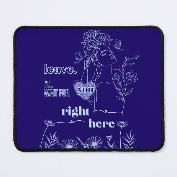 Item preview, Flower lady who waits for you (blue) designed and sold by ProsetoPrint.
