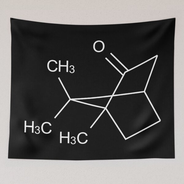 Artikelvorschau, Camphor Chemical Molecule Structure entworfen und verkauft von Girih.