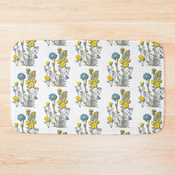 Item preview, Wild Blue and yellow flowers designed and sold by njokindegwa.
