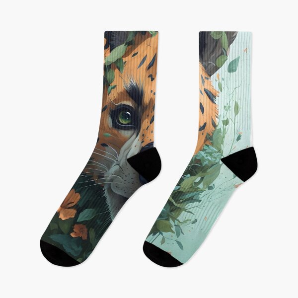 Item preview, Hyena Floral Portrait designed and sold by Ceemko's Vintage Corner.