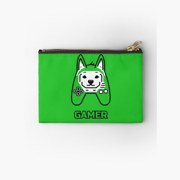 Item preview, logo (DOG GAMEPAD GREEN) GAMER designed and sold by atzek.