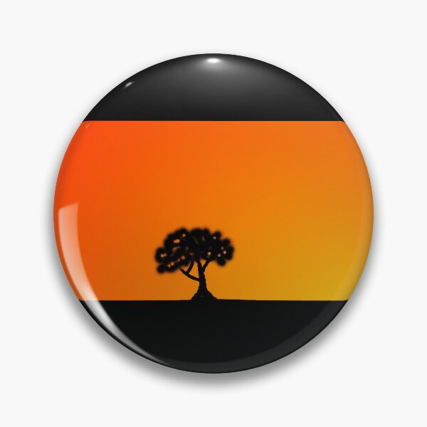 Item preview, Árbol solitario con puesta de sol designed and sold by LettersOnStuff.
