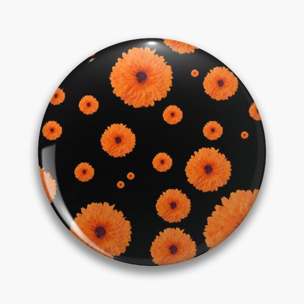 Item preview, Little orange flowers designed and sold by studio468.