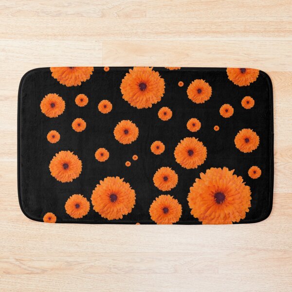 Item preview, Little orange flowers designed and sold by studio468.