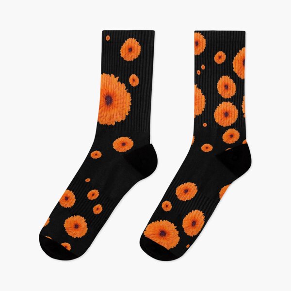 Item preview, Little orange flowers designed and sold by studio468.