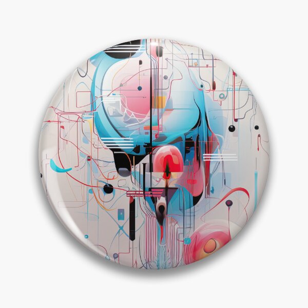 Artikelvorschau, abstrakte Darstellung emotionaler Zustände als elektrische Schaltkreise entworfen und verkauft von Surreal-Inc.