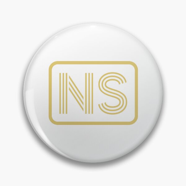 Item preview, NS Initials Gold Geometric Letters designed and sold by Jeallan Designs.