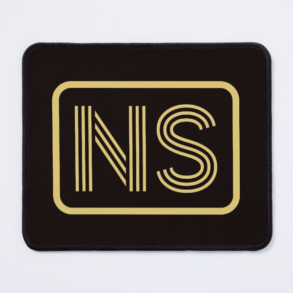 Item preview, NS Initials Gold Geometric Letters designed and sold by Jeallan Designs.