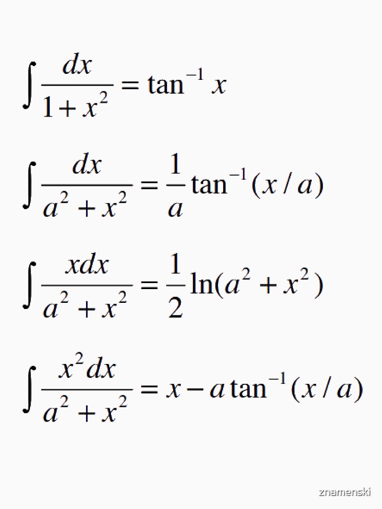 #Integrals #Math #Calculus #Mathematics Integral Function Equation Formula by znamenski
