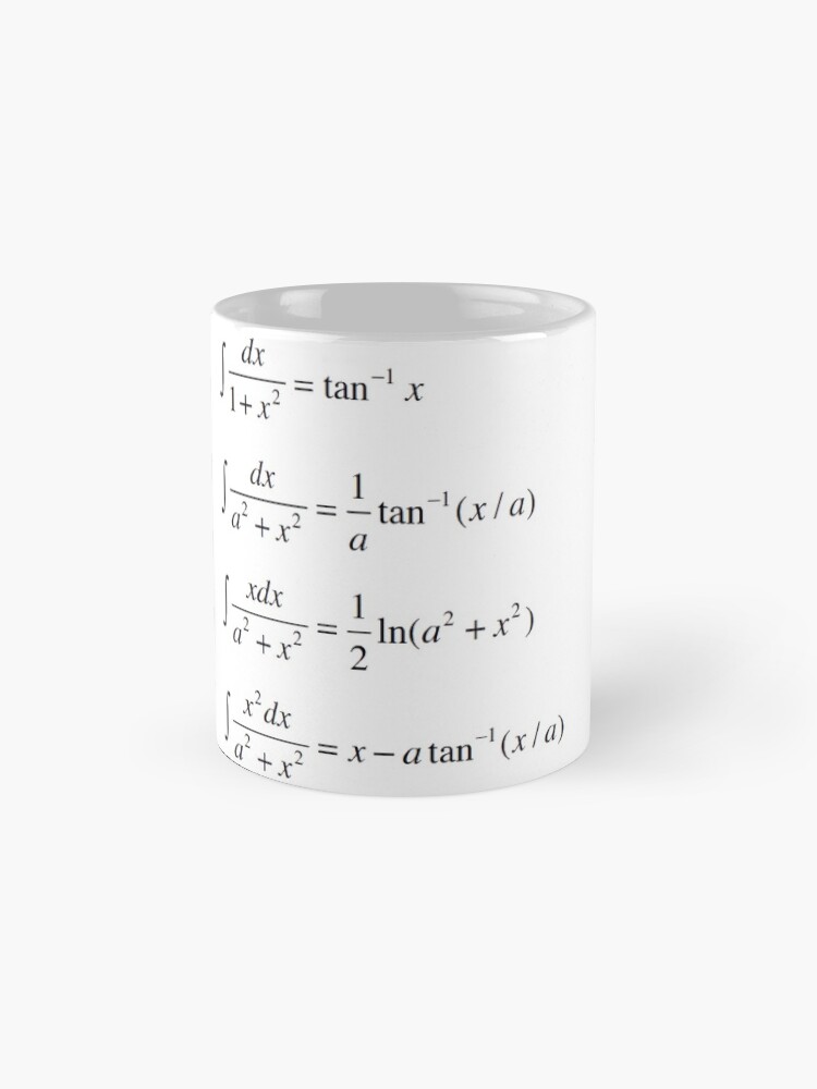 Alternate view of #Integrals #Math #Calculus #Mathematics Integral Function Equation Formula Mug