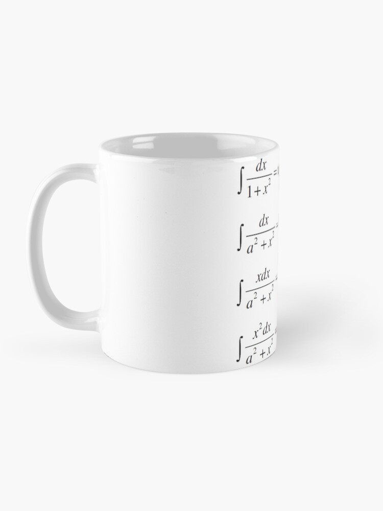 Alternate view of #Integrals #Math #Calculus #Mathematics Integral Function Equation Formula Mug