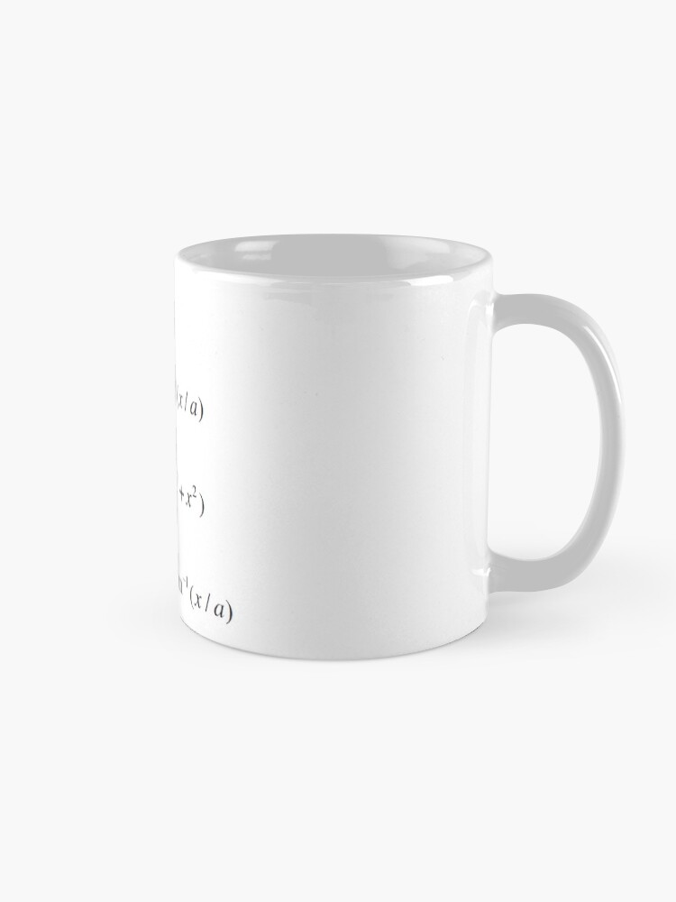 Alternate view of #Integrals #Math #Calculus #Mathematics Integral Function Equation Formula Mug