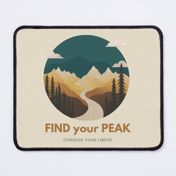 Item preview, Motivating quote for outdoor enthusiasts designed and sold by KlaudiDesignArt.