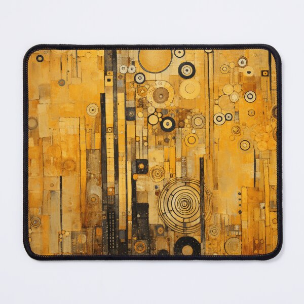 Item preview, Gold and Black Abstract Oil Painting designed and sold by StudioRedKoala.