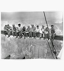 Lunch Atop A Skyscraper New York City Poster
