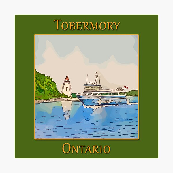 Item preview, Tobermory Big Tub Lighthouse and Glass Bottom Boat - WelshDesigns designed and sold by welshdesigns.