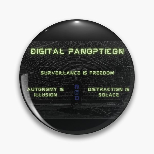 Item preview, Digital Panopticon greys & radioactive green designed and sold by DogStarGlow.