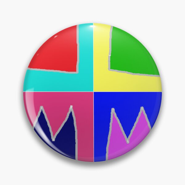 Item preview, pop art blue yellow pink blue 23 designed and sold by LoEndT-Shirts.