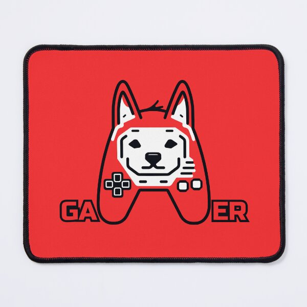 Item preview, logo (DOG GAMEPAD RED) GAMER 2 designed and sold by atzek.