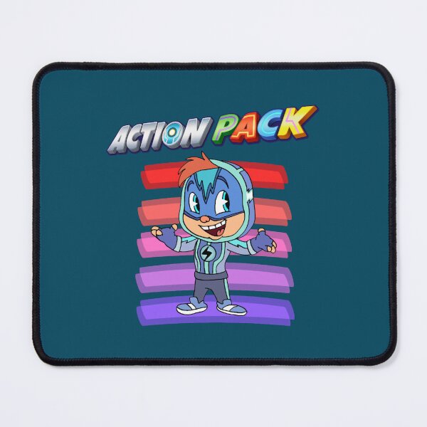 Item preview, action pack characters Funny cartoon gift for kids  designed and sold by Leonorapetry.