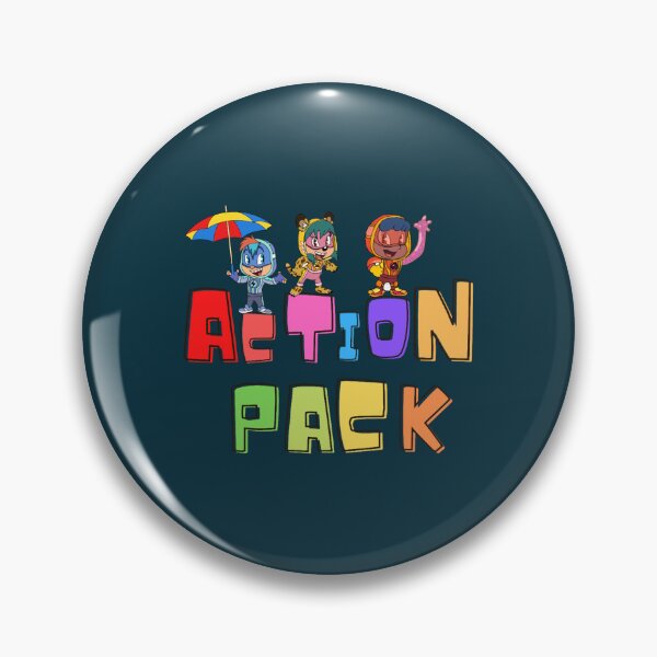 Item preview, action pack characters Funny cartoon gift for kids(1) designed and sold by Leonorapetry.