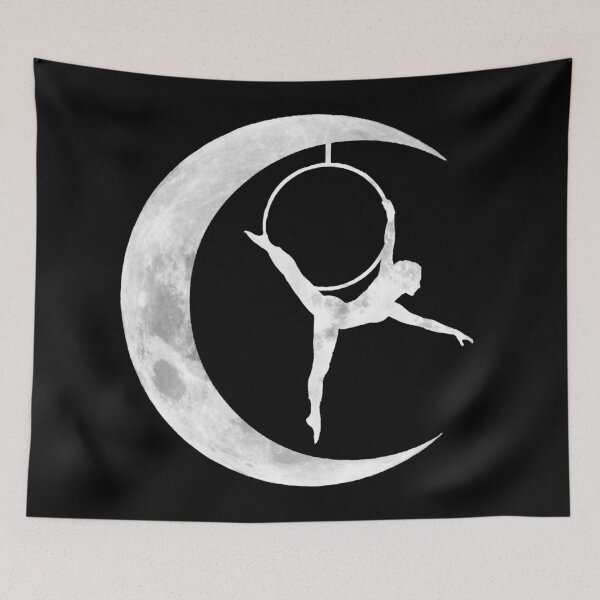 Item preview, Crescent Moon Aerial Hoop designed and sold by Neontuna.