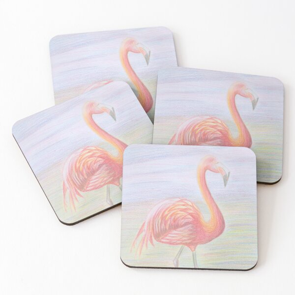 Item preview, Flamingo on sunset  designed and sold by LittlesheART.