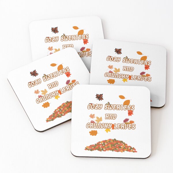 Item preview, Cozy Sweaters and Crunchy Leaves designed and sold by AFJ-Creative.