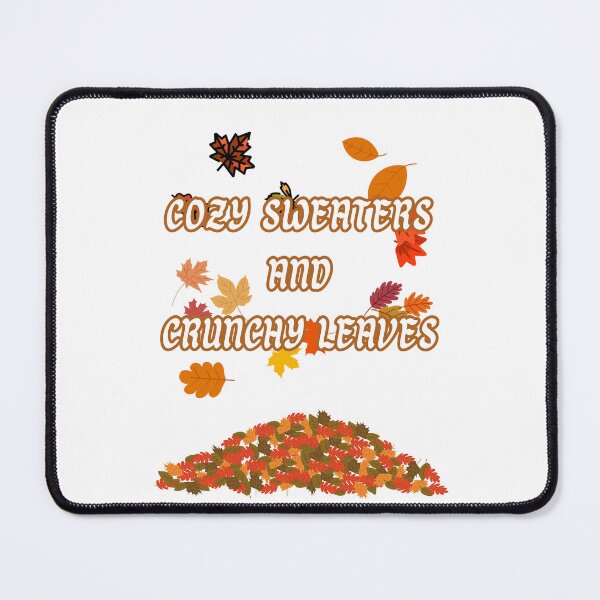 Item preview, Cozy Sweaters and Crunchy Leaves designed and sold by AFJ-Creative.