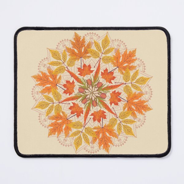 Item preview, Dry Leaves of Autumn, Welcome Halloween! orange and yellow colors a bit green designed and sold by ariverde.