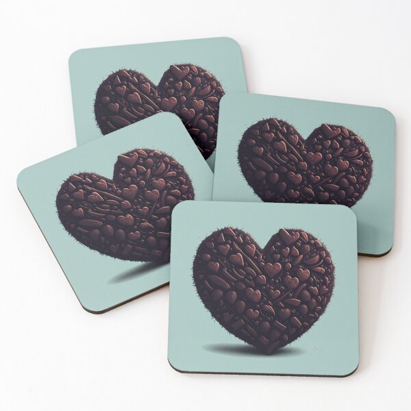 Item preview, Choco Heart with Hearts designed and sold by Digiheart.