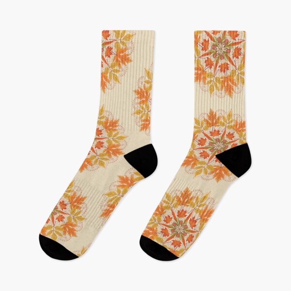 Item preview, Dry Leaves of Autumn, Welcome Halloween! orange and yellow colors a bit green designed and sold by ariverde.