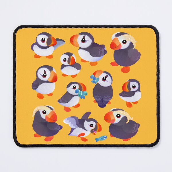 Item preview, Happy puffin - yellow designed and sold by pikaole.